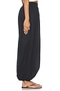 view 3 of 6 Linen Balloon Pant in Black
