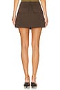 view 4 of 6 Cargo Pocket Mini Skirt in Brown