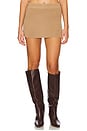 view 1 of 6 Cashmere Mini Skirt in Tan