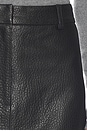 view 6 of 6 КОЖАНАЯ МИНИ-ЮБКА in Pebble Black