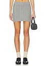 view 1 of 6 Cashmere Cable Mini Skirt in Dark Grey
