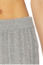 view 6 of 6 Cashmere Cable Mini Skirt in Dark Grey