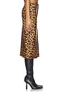 view 4 of 7 Leather Maxi Skirt in Leopard