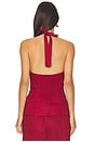 view 3 of 4 BLUSA DE LINHO in Burgundy