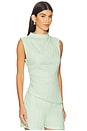 view 2 of 5 x REVOLVE Linen Ruched Top in Pistachio