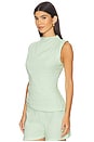 view 3 of 5 x REVOLVE Linen Ruched Top in Pistachio