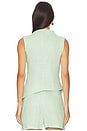 view 4 of 5 x REVOLVE Linen Ruched Top in Pistachio