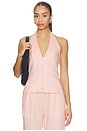 view 1 of 4 Halter Neck Top in Soft Pink