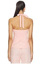view 3 of 4 Halter Neck Top in Soft Pink