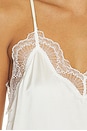 view 6 of 5 CAMISOLA DE SEDA CON ENCAJE in Ivory