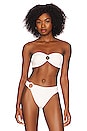 view 1 of 4 Bandeau Ring Bikini top in Chalk