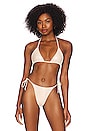view 1 of 5 HAUT DE MAILLOT DE BAIN TYRA in Gold