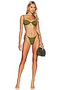 view 4 of 4 TOP BRASSIÈRE À ARMATURES in Army Green