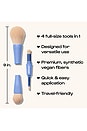 view 2 of 6 BROCHA MAQUILLAJE OVERACHIEVER 4-IN-1 MAKEUP BRUSH in 