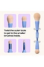 view 3 of 6 BROCHA MAQUILLAJE OVERACHIEVER 4-IN-1 MAKEUP BRUSH in 