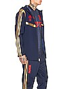 view 3 of 5 Predator Zidane Hooded Jacket in Navy & Red