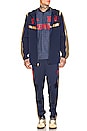 view 5 of 5 Predator Zidane Hooded Jacket in Navy & Red