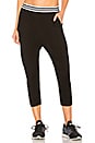 view 1 of 4 PANTALON ENTREJAMBE DESCENDU in Black