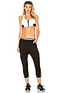 view 4 of 4 PANTALON ENTREJAMBE DESCENDU in Black
