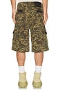 view 2 of 4 Skull Camo Shorts in Green Camo