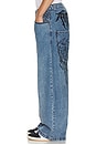 view 5 of 6 Tribal & Wings Extra Wide Jeans in Stone Wash