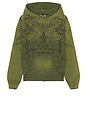 view 4 of 4 SWEAT À CAPUCHE in Vintage Green Vapor Wash