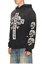 view 2 of 6 SUDADERA FREE MIND in Black Potassium Wash