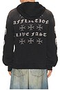 view 3 of 6 SUDADERA FREE MIND in Black Potassium Wash