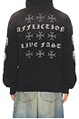 view 4 of 6 SUDADERA FREE MIND in Black Potassium Wash