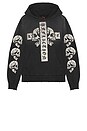 view 6 of 6 SUDADERA FREE MIND in Black Potassium Wash