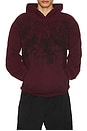 view 1 of 4 SWEAT À CAPUCHE in Burgundy Vapor Wash