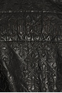 view 5 of 5 Quilted Cross Leather Jacket in Black