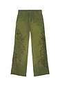 view 6 of 6 PANTALON SWEAT in Vintage Green Vapor Wash