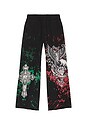 view 6 of 7 x Fuerza Regida Crazyz Sweatpant in Black