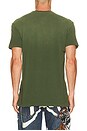 view 2 of 5 Ghost Army Short Sleeve Tee in Military Green Potassium Spray