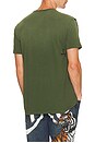 view 3 of 5 Ghost Army Short Sleeve Tee in Military Green Potassium Spray