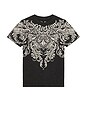 view 4 of 4 Flourish Short Sleeve Tee in Black Lava Wash