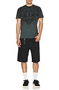 view 3 of 4 Bleak Moon Short Sleeve Tee in Gunmetal Lava Wash