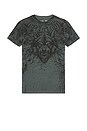 view 4 of 4 Bleak Moon Short Sleeve Tee in Gunmetal Lava Wash
