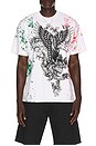 view 1 of 5 x Fuerza Regida Crazyz Tee in White