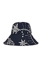 view 1 of 5 Bucket Hat in Navy Shooting Stars