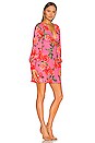 view 2 of 3 Castiel Mini Dress in Pink Bouquet