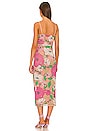 view 3 of 3 Simona Mesh Midi Dress in Spring Blush Bouquet