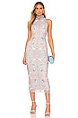 view 1 of 3 Poste Midi Dress in Pastel Geo