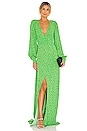 view 1 of 3 Shiloh Dress in Vert Ditsy