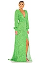 view 2 of 3 Shiloh Dress in Vert Ditsy