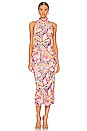 view 1 of 3 Poste Midi Dress in Summer Butterfly