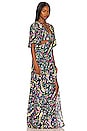 view 2 of 3 Savvy Maxi Dress in Noir Paisley