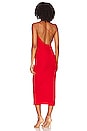 view 3 of 3 Analena Midi Dress in Fiery Red