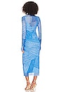 view 3 of 3 Shailene Midi Dress in Blue Denim